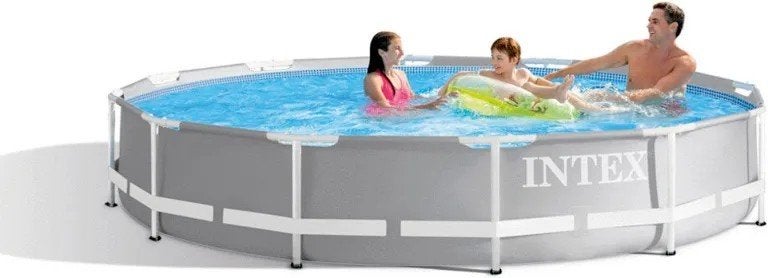 Intex zwembad 305cmx76 met pomp en slangen., Ophalen, Minder dan 80 cm, Rond, 300 cm of meer