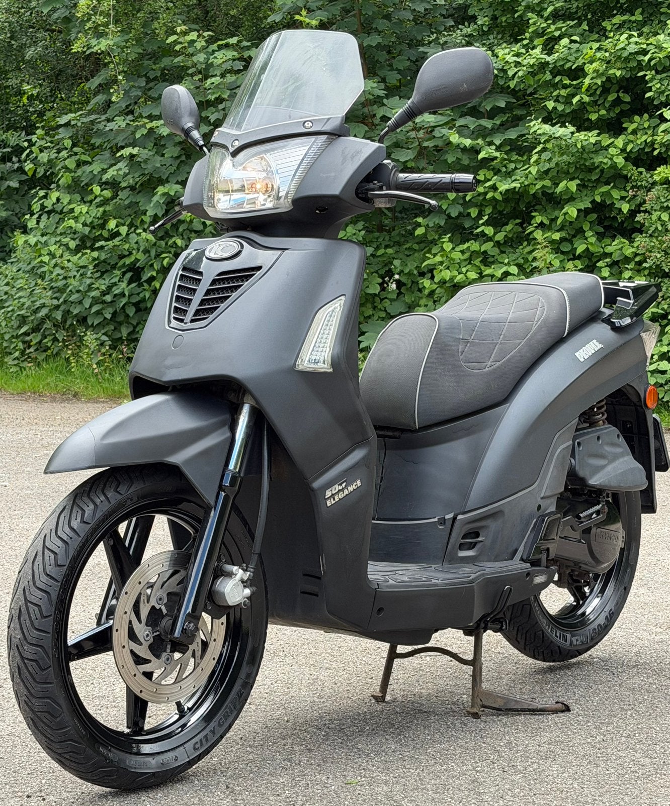 Kymco People S 2017 Mat Zwart Brom in zeer goede staat, Fietsen en Brommers, Scooters | Kymco, Ophalen, Maximaal 45 km/u, Zo goed als nieuw