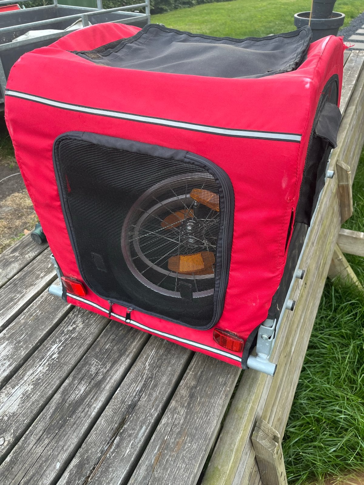 Hondenkar voor achter de fiets - Zo goed als nieuw, Ophalen of Verzenden, Zo goed als nieuw, Hondenkar