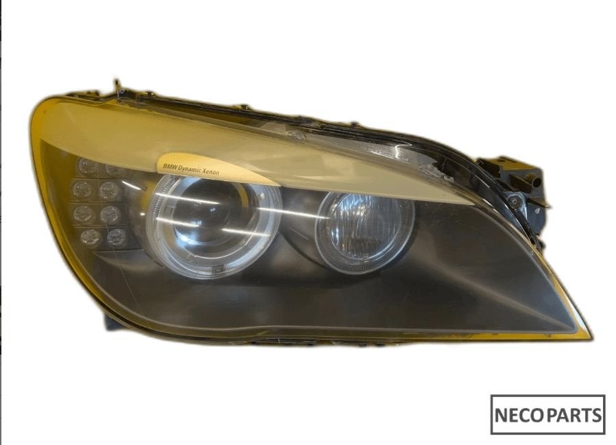 KOPLAMP RECHTS ORIGINEEL BMW 7 F01 BI-XENON 2008-, Gebruikt, -, -, Ophalen of Verzenden