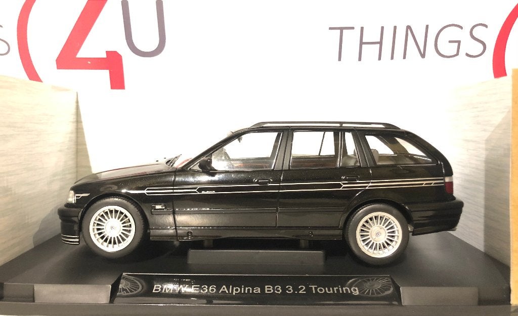 MCG 1:18 BMW Alpina B3 (E36) 3.2 Touring zwart nieuw, Ophalen of Verzenden, Nieuw, Auto, Overige merken