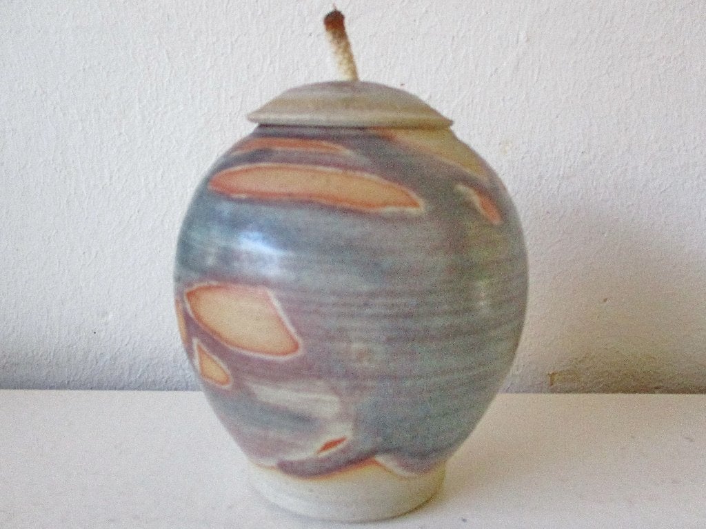 Object  olielamp of decoratieve urn atelier de test keramiek, Ophalen of Verzenden