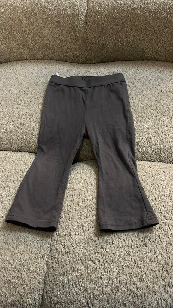 Zeeman flared legging maat 74 – donkergrijs, Broekje, Meisje, ., Ophalen of Verzenden