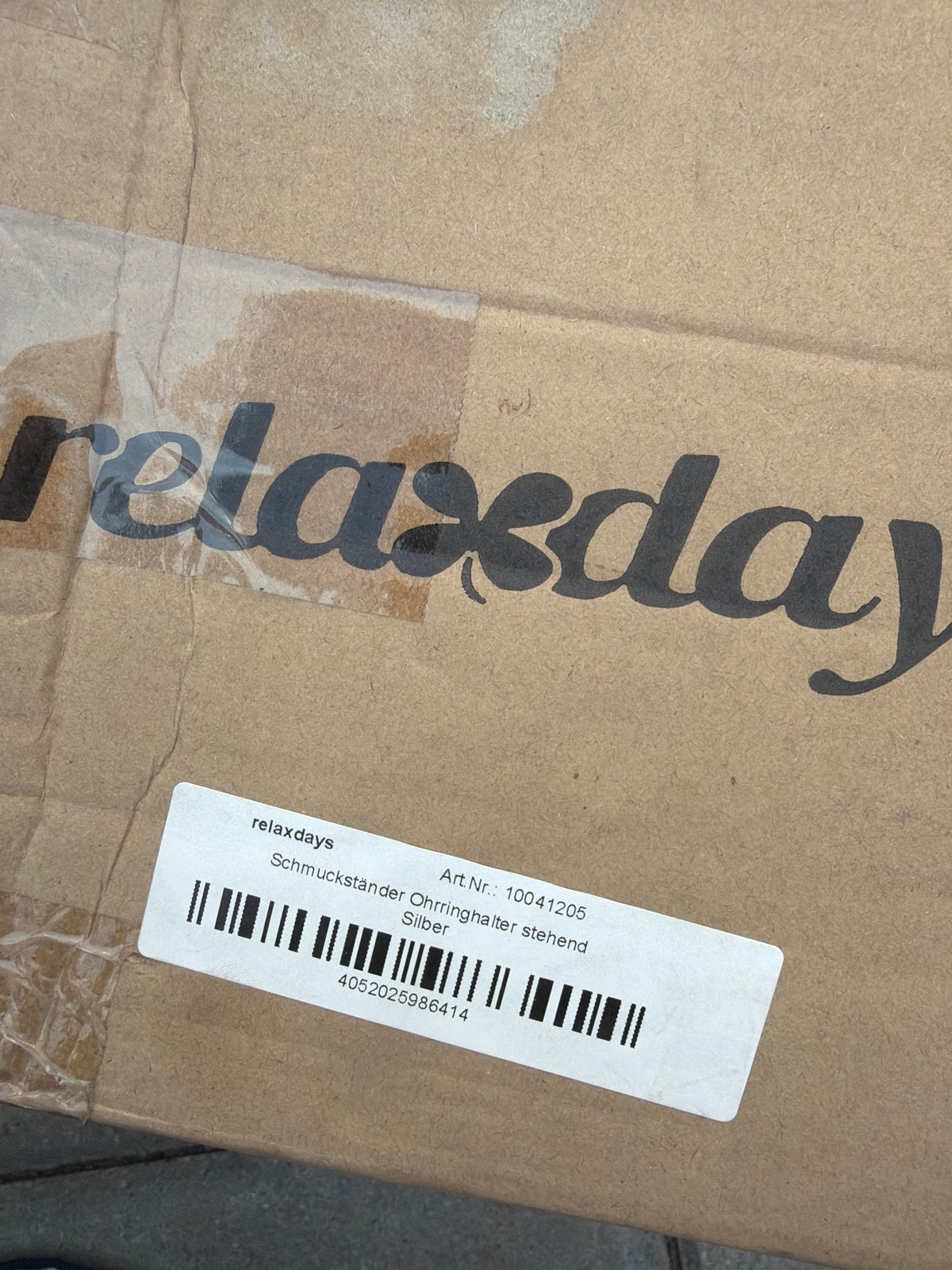 Relaxdays Sieradenstandaard Oorringhouder Zilver, Ophalen of Verzenden, Nieuw