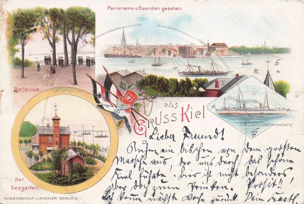 702-159-007 Kiel, Verzenden, Voor 1920, Duitsland