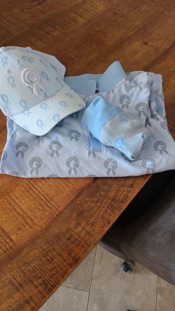 Britt Dekker poloshirt pet en sokken, Dieren en Toebehoren, Paardrijkleding, Ophalen of Verzenden, Nieuw, Dressuur, Bovenkleding