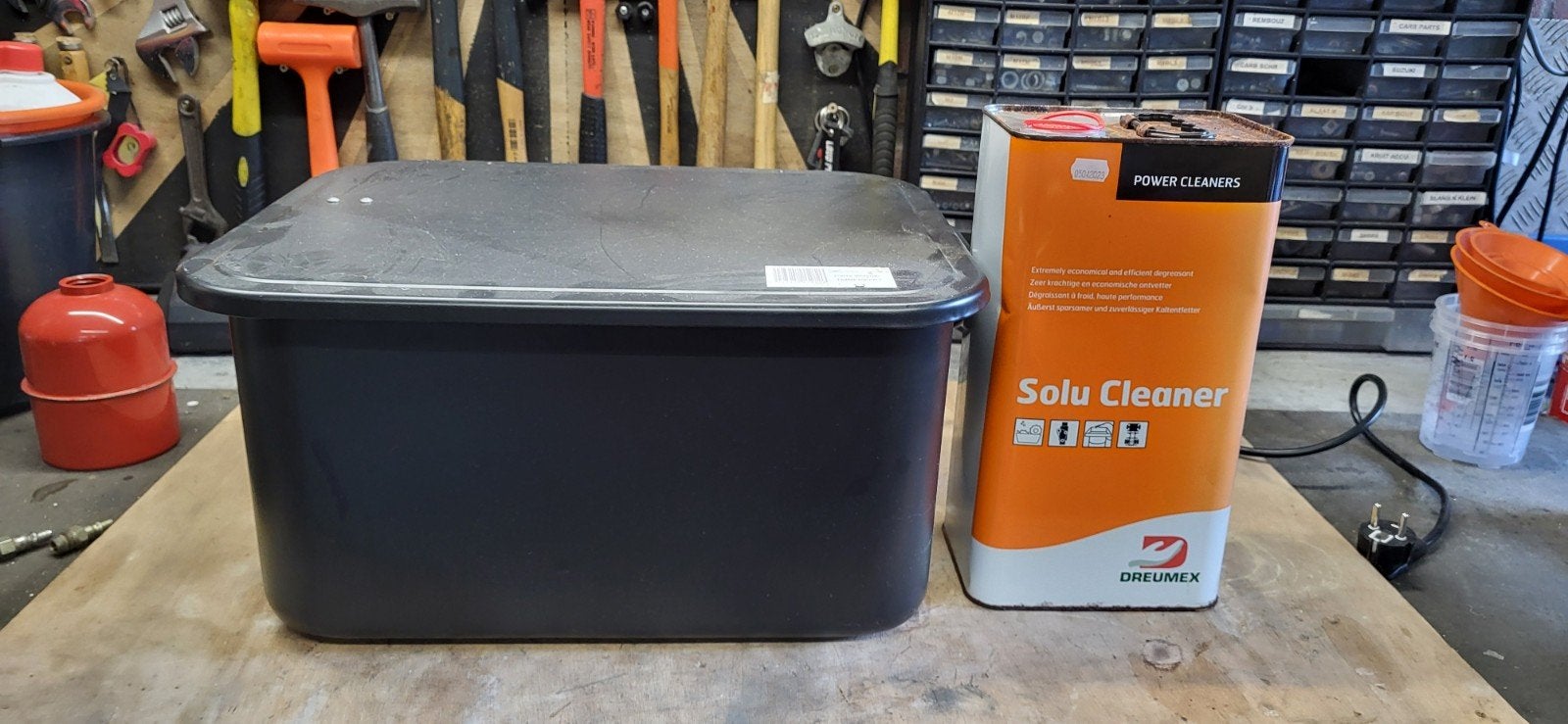 Parts Washer met professionele koud ontvetter, Ophalen