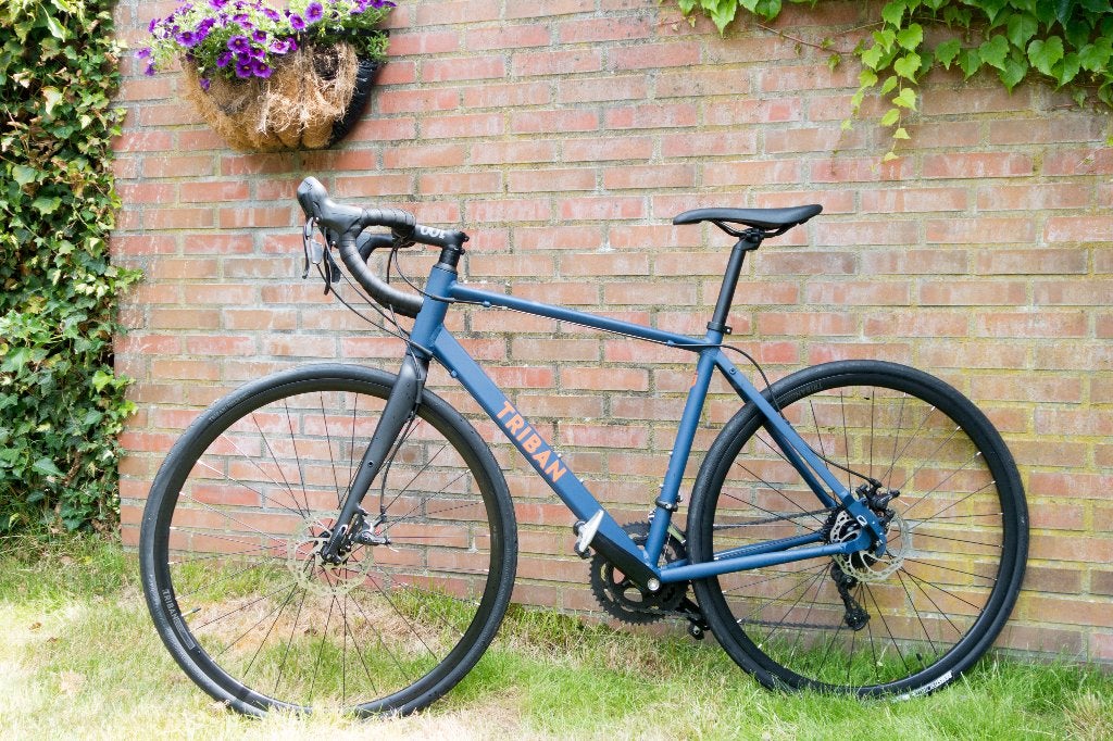 Racefiets Triban RC120, Fietsen en Brommers, Fietsen | Racefietsen, 28 inch, Heren, Aluminium, Zo goed als nieuw