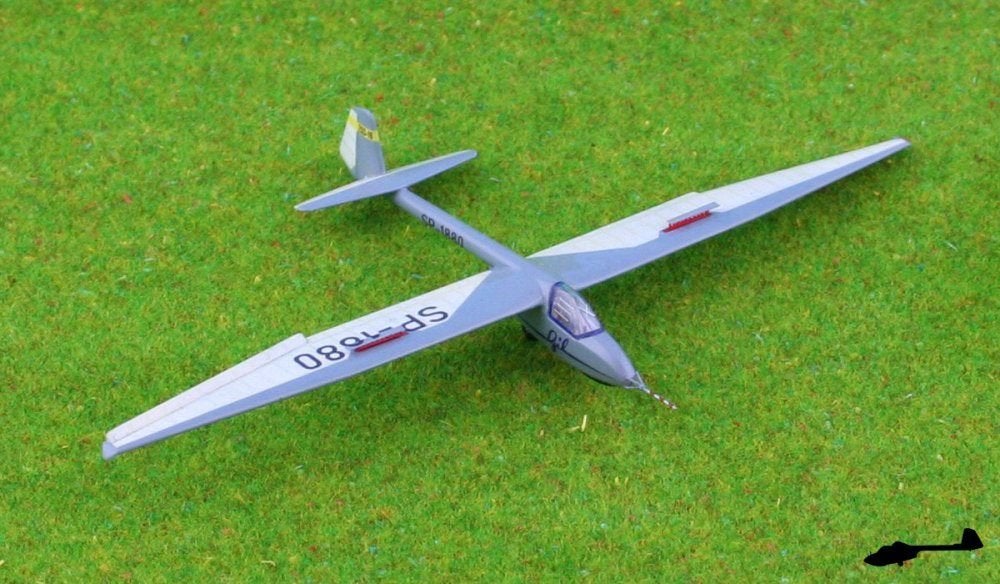 1:72 ZSD-16-GIL Polskie Szybowce zweefvliegtuig, Ophalen of Verzenden, Zo goed als nieuw, 1:72 tot 1:144, Overige merken