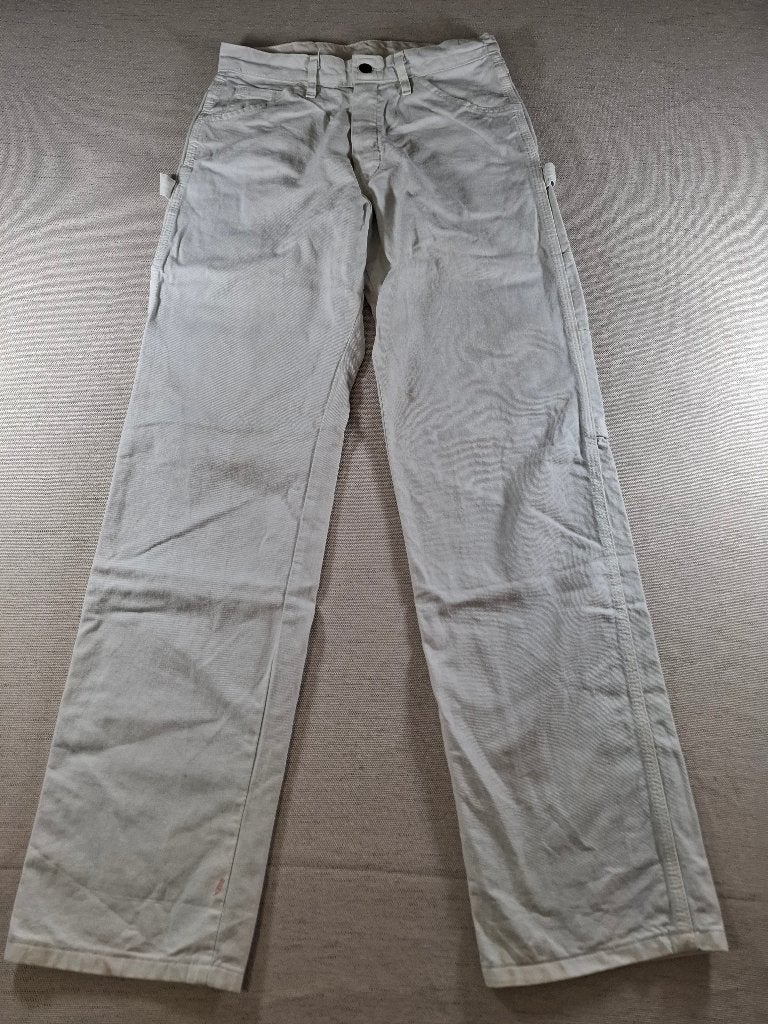 Dickies Jeans/werkbroek – Wit, Maat 29/32, Verzenden, Wit, Zo goed als nieuw, W28 - W29 (confectie 36)