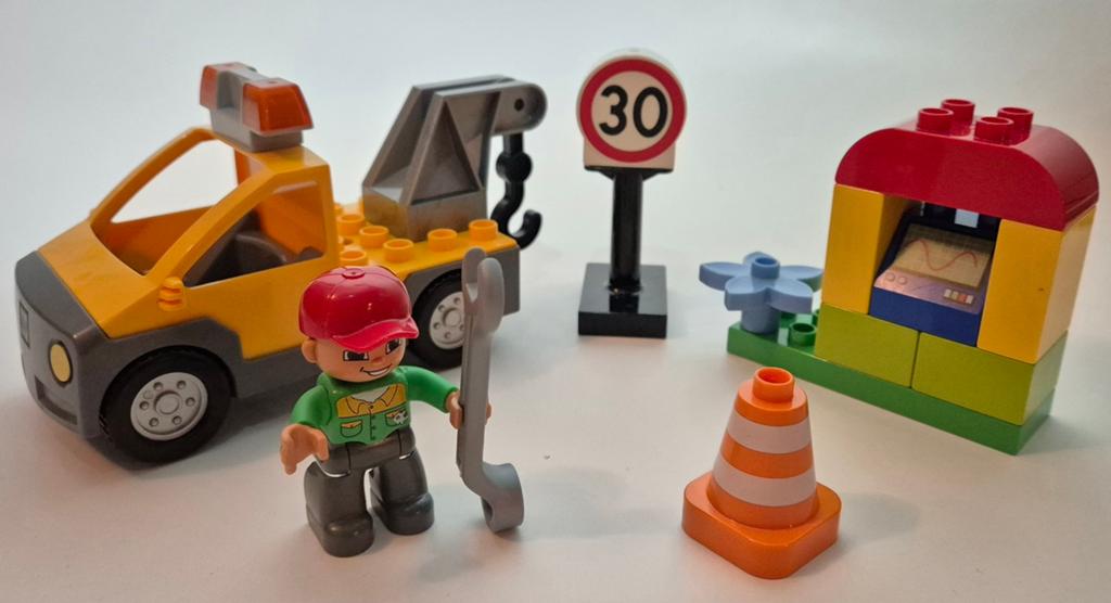Sleep wagen takel auto - Duplo 6146, Ophalen of Verzenden, Zo goed als nieuw, Duplo