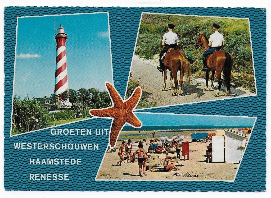 Westerschouwen Haamstede Renesse Ansichtkaart (B2439), Ophalen of Verzenden, 1980 tot heden, Gelopen
