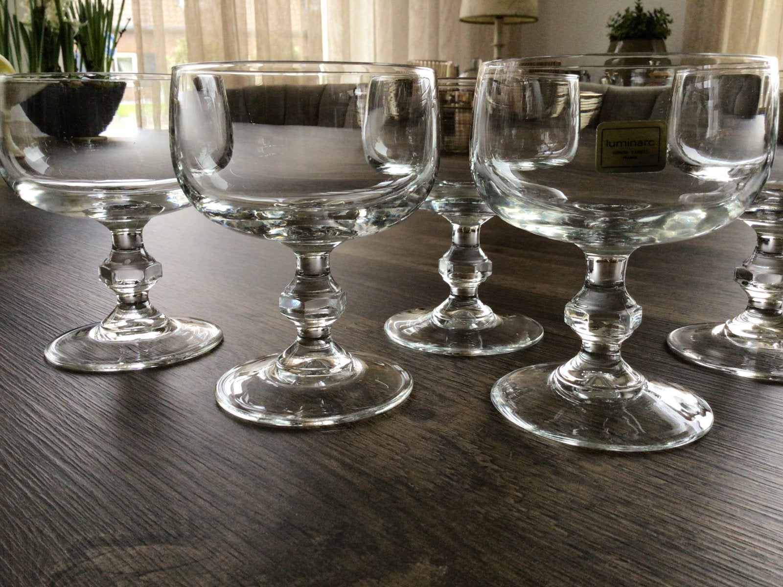 Set van 5 Kristallen coupes luminarc, Antiek en Kunst, Ophalen of Verzenden