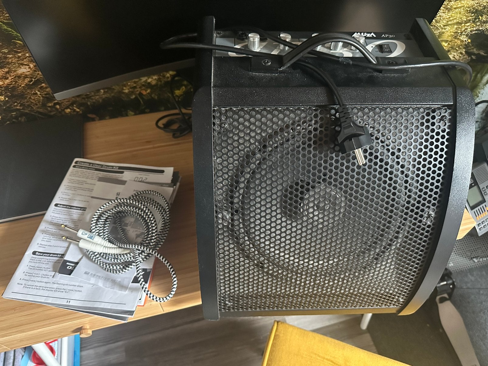 MuZa AP30 Drummonitor, Ophalen, Zo goed als nieuw, Overige merken