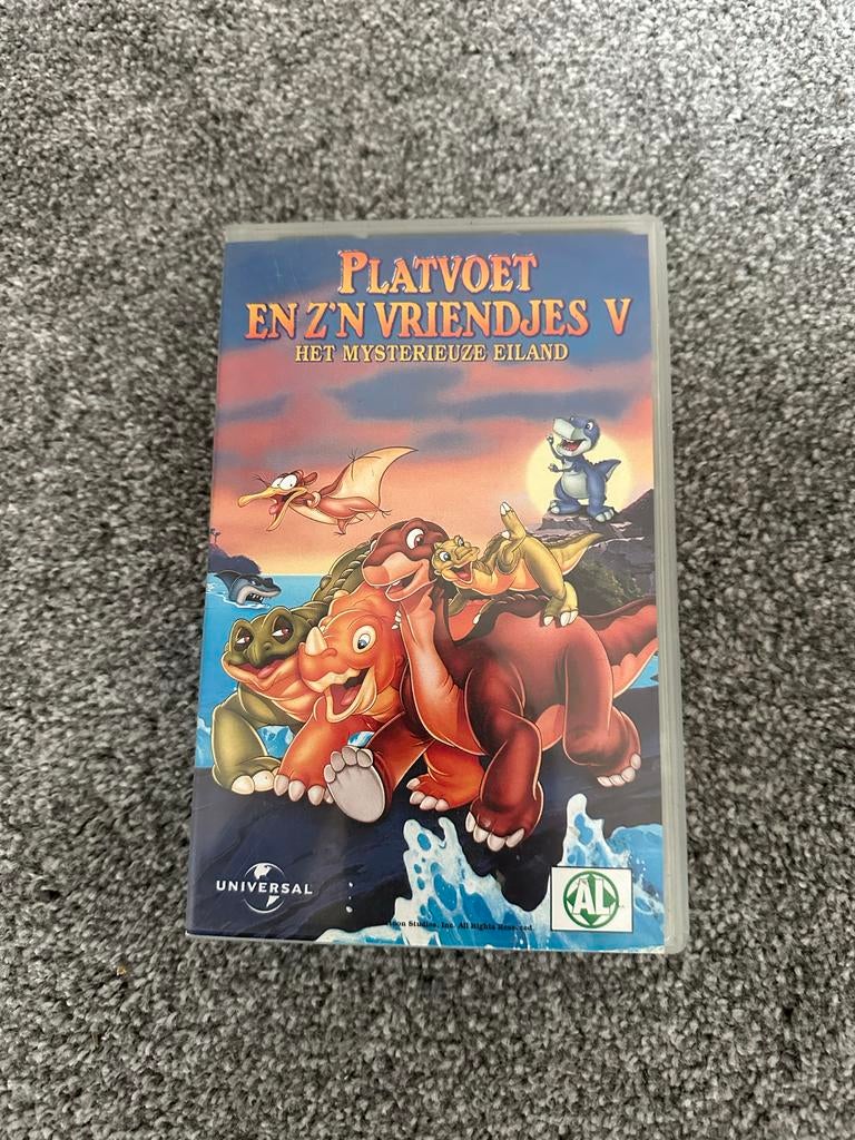 Platvoet en zijn vriendjes V: Het Mysterieuze Eiland VHS, Cd's en Dvd's, VHS | Kinderen en Jeugd, Tekenfilm, Alle leeftijden, Kinderprogramma's en -films