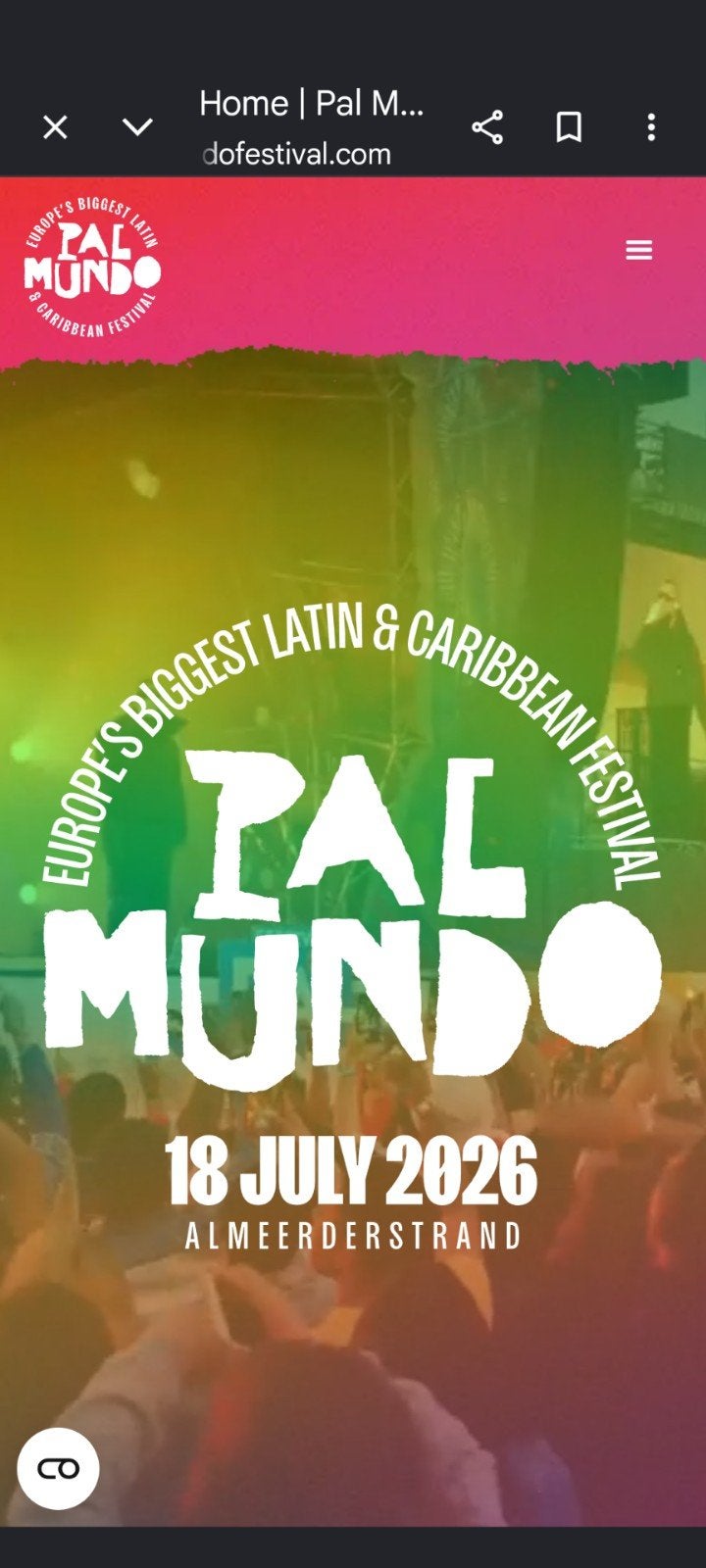 Pal mundo festival, Tickets en Kaartjes, Twee personen