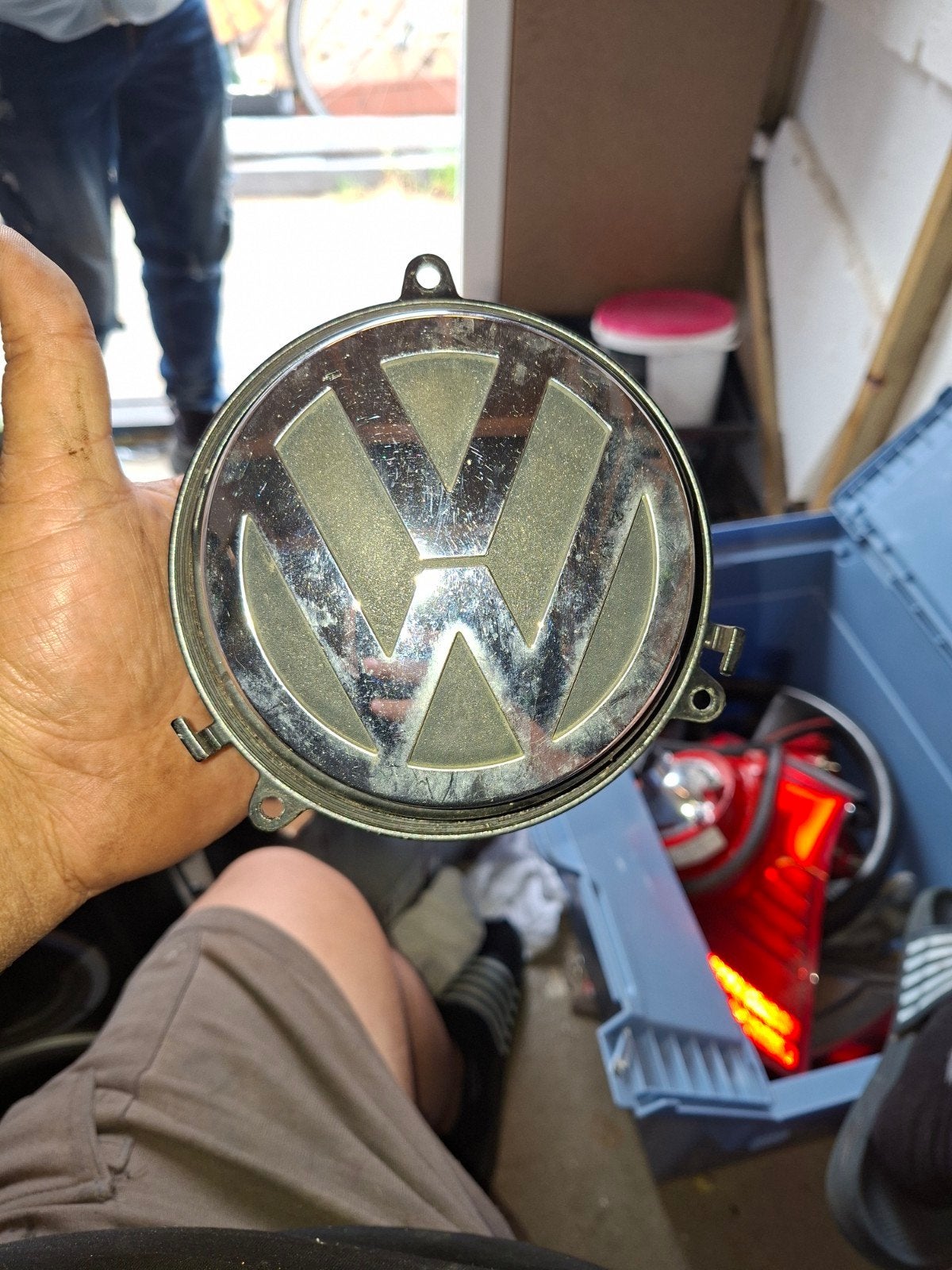 Kofferklep handgreep Volkswagen - Gebruikt, Gebruikt, Achterklep, Volkswagen, Ophalen of Verzenden