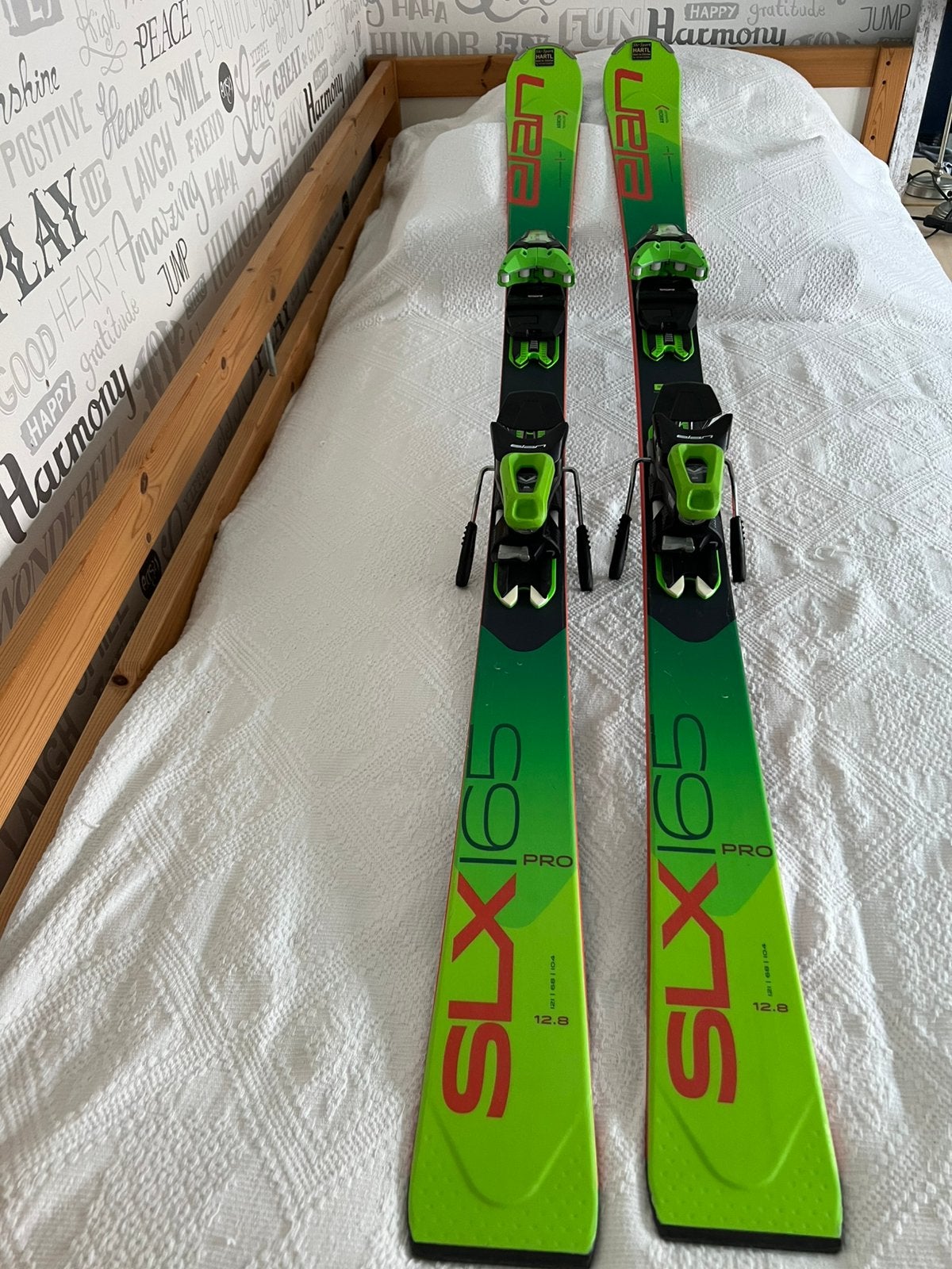 Elan SLX Pro Power Shift Slalomski’s Ski- 165 cm, Sport en Fitness, 160 tot 180 cm, Gebruikt, Skiën, Ski's