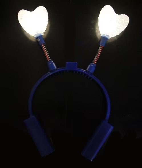 Partij EVA Hartjes diademen met licht, Ophalen of Verzenden, Nieuw, Versiering, Valentijn of Romantisch