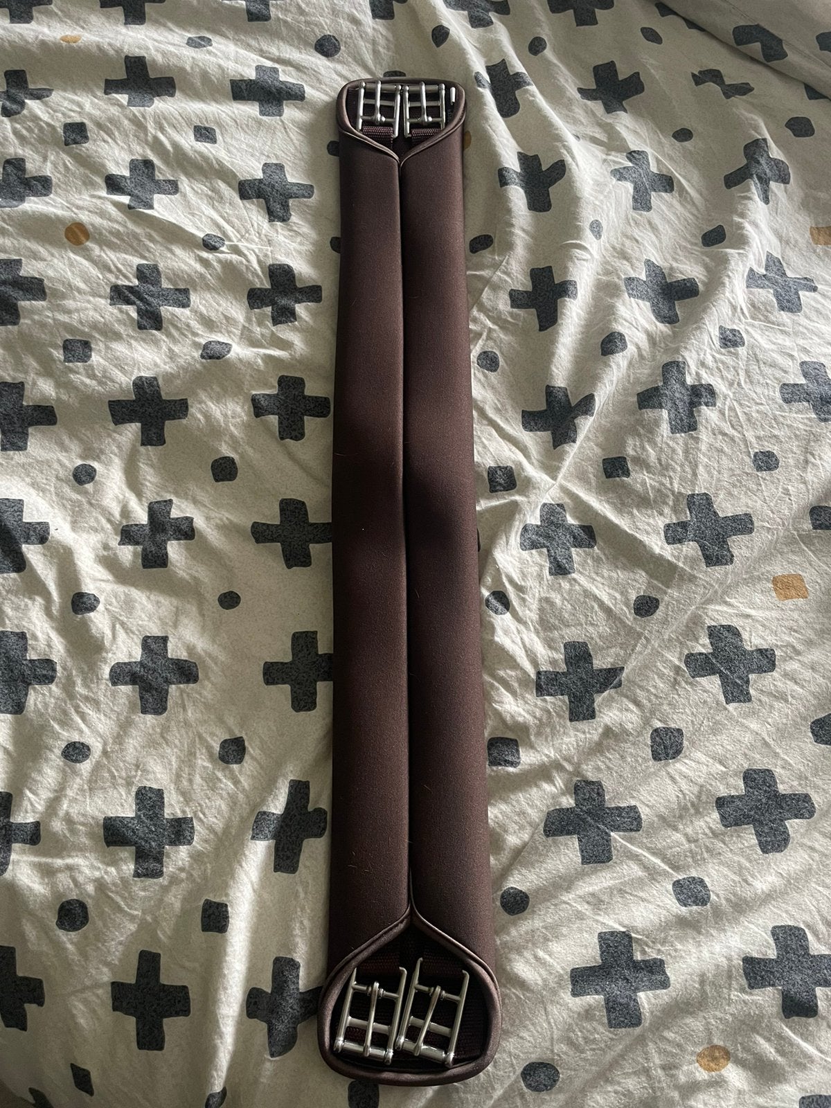 Dressuursingel bruin 75cm, Ophalen of Verzenden, Zo goed als nieuw, Dressuur