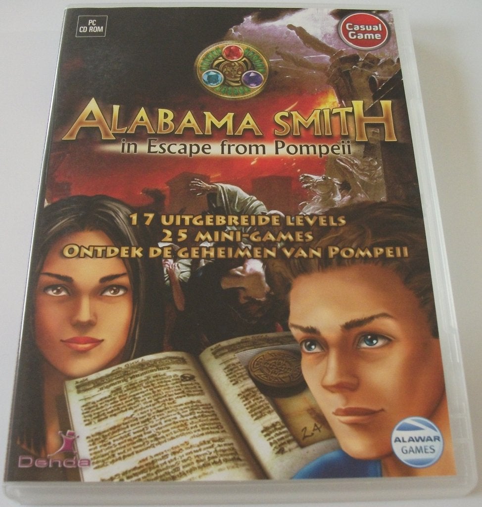 PC Game *** ALABAMA SMITH 1 *** In Escape from Pompeii, Puzzel en Educatief, 1 speler, Ophalen of Verzenden, Zo goed als nieuw