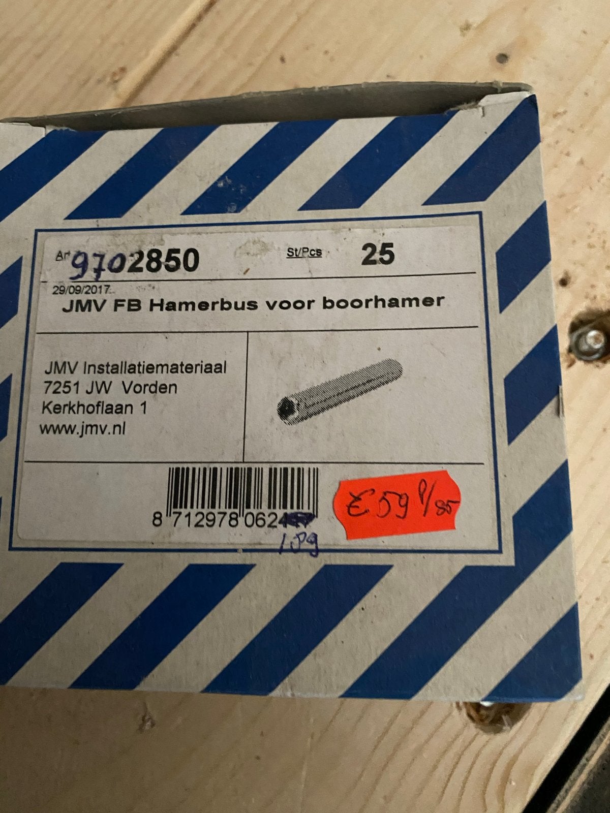 25 stuks hamerbussen voor boorhamer klein prijsje, Ophalen of Verzenden, Nieuw, Overige typen