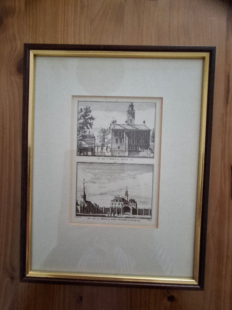 Etsen van Voorburg en Rijswijk, Antiek en Kunst, Ophalen of Verzenden, Ets