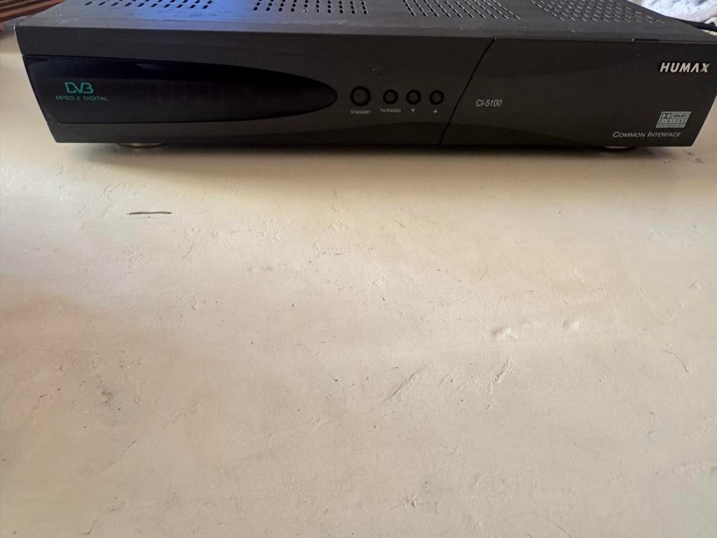 Humax CI-5100 DVB MPEG2 Digitale Satelliet Ontvanger, Ophalen of Verzenden, Gebruikt, Decoder