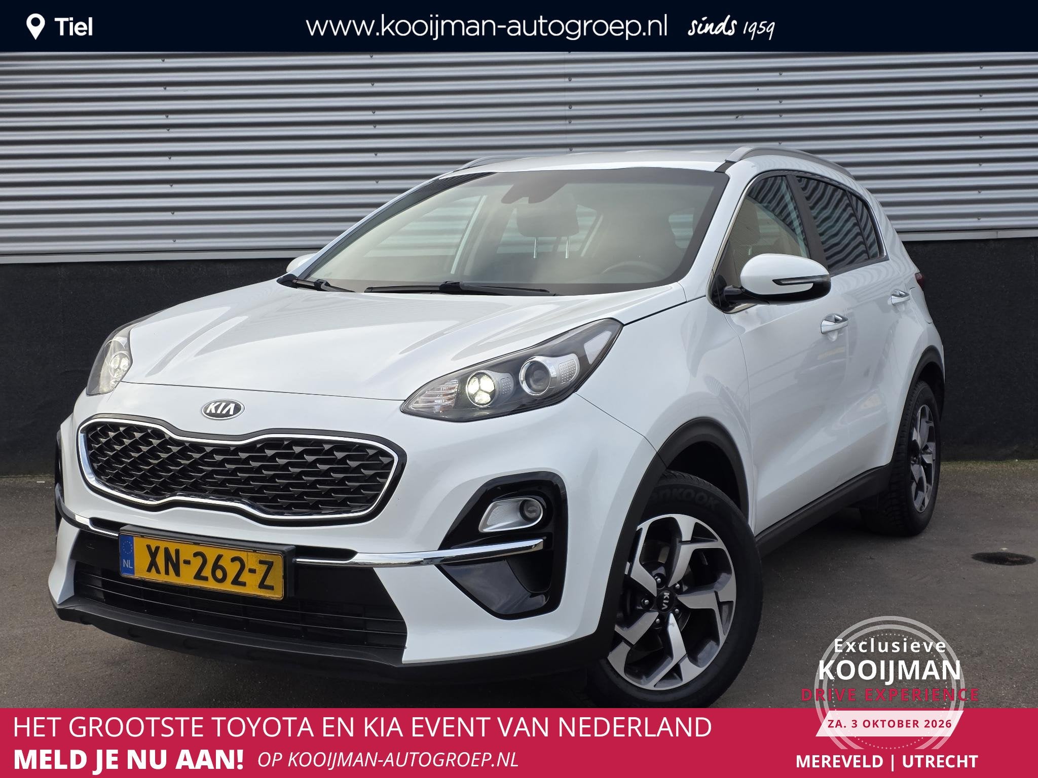 Kia Sportage 1.6 GDI DynamicLine Trekhaak, Nieuw geleverd en, Auto's, Dealer onderhouden, Stof, Gebruikt, 4 cilinders