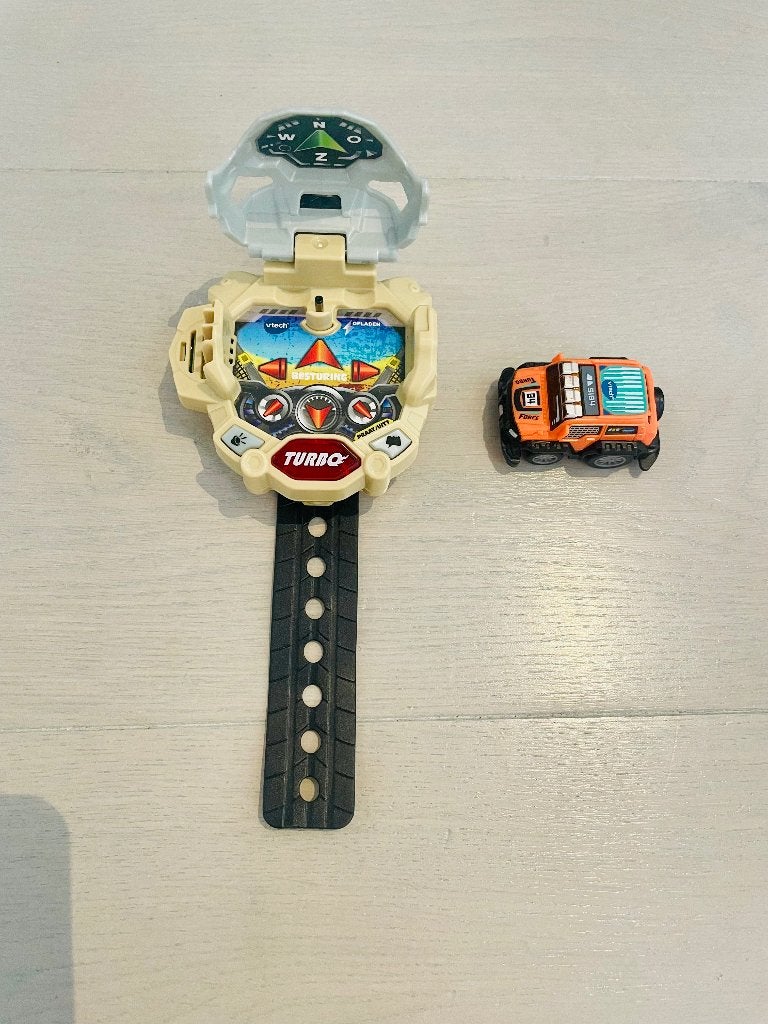 Vtech turbo racer car, Ophalen of Verzenden, Zo goed als nieuw, 4 tot 6 jaar
