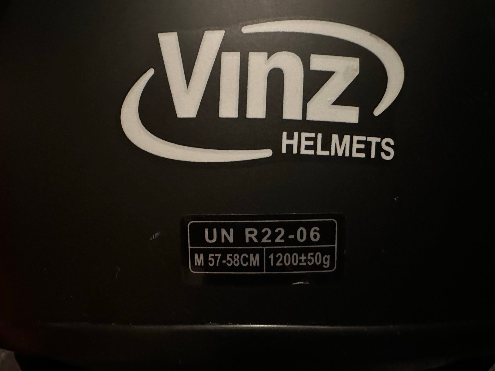 Vinz Helmets Scooterhelm Mat Zwart Maat M (57-58cm), Ophalen of Verzenden, Zo goed als nieuw, Medium