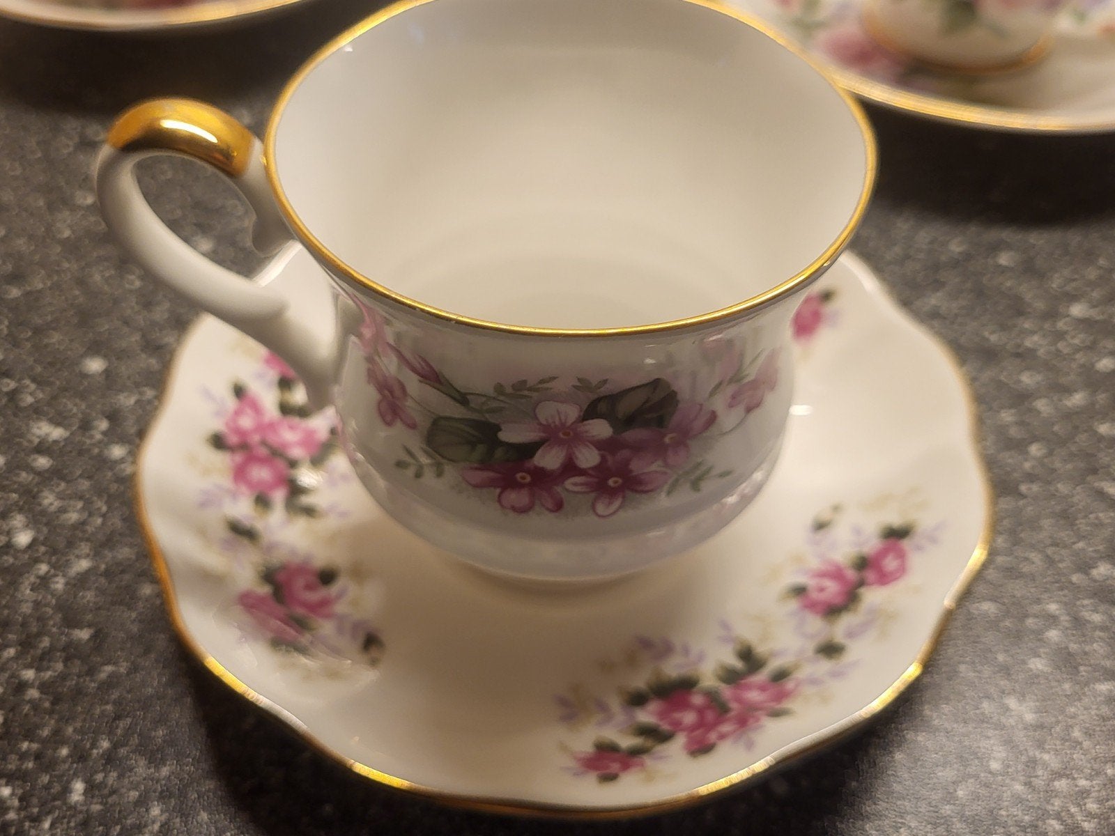 Vintage theekopjes en schotels - diverse sets, Antiek en Kunst, Antiek | Servies los, Ophalen