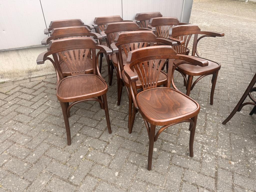 Thonet bistro retro vintage cafe stoelen mancave kroeg, Bruin, Ophalen of Verzenden, Zo goed als nieuw, Bar bistro thonet cafe klassiek vintage retro mancave kantine