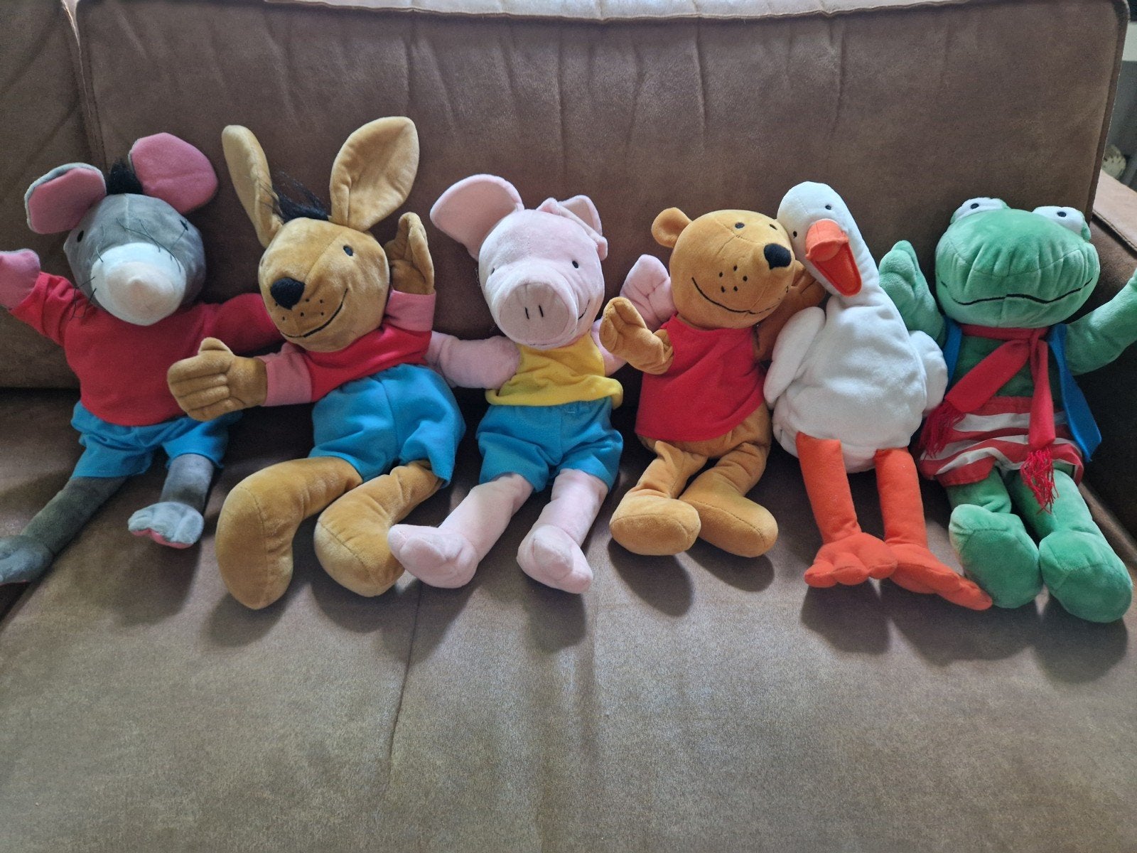 Complete set handpoppen Kikker en zijn vriendjes, Kinderen en Baby's, Speelgoed | Knuffels en Pluche, Ophalen
