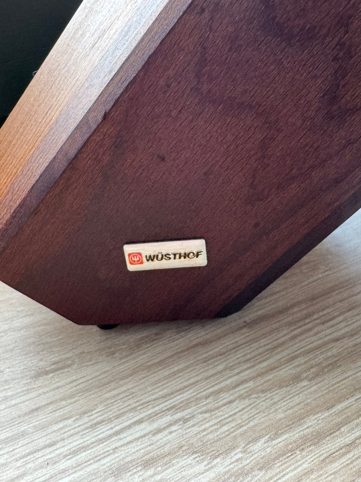 Mesblok van Wusthof, Ophalen, Zo goed als nieuw