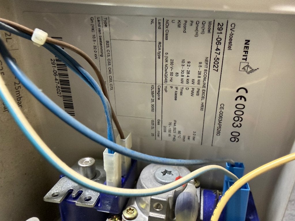 CV Ketel Nefit, Ophalen, 30 tot 80 cm, Gebruikt, Cv-ketel of Combi-ketel