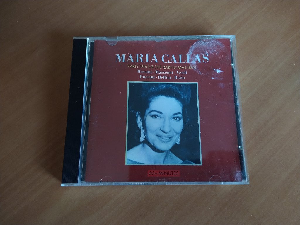 CD Maria Callas Paris 1963 & The rarest Material, Ophalen of Verzenden, Barok, Zo goed als nieuw, Opera of Operette