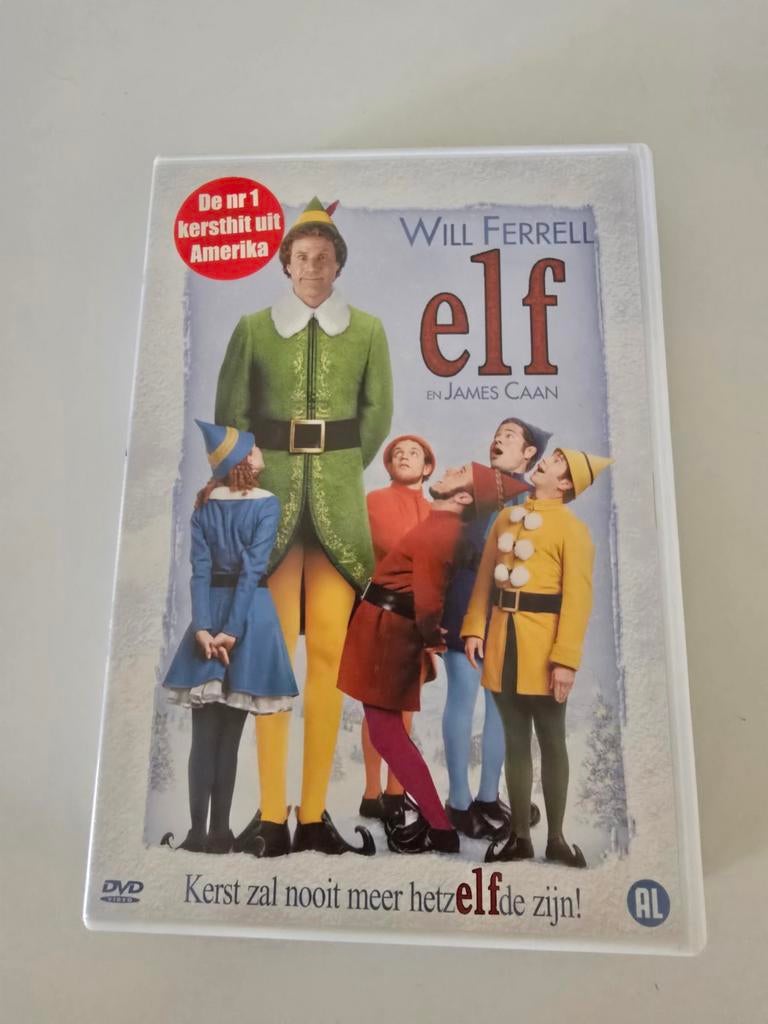 Dvd Elf - Will Ferrell - kerst kerstfilm, Alle leeftijden, Ophalen of Verzenden, Komedie, Film