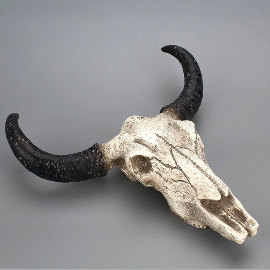 Kunst Stieren Schedel / Decor Dieren Skull Ophangen Kop Nep, Verzenden, Nieuw