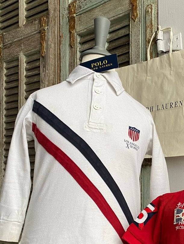 Prachtige RALPH LAUREN rugby polo trui size 3T/98, Gebruikt, Trui of Vest, Ophalen of Verzenden, Polo Ralph Lauren