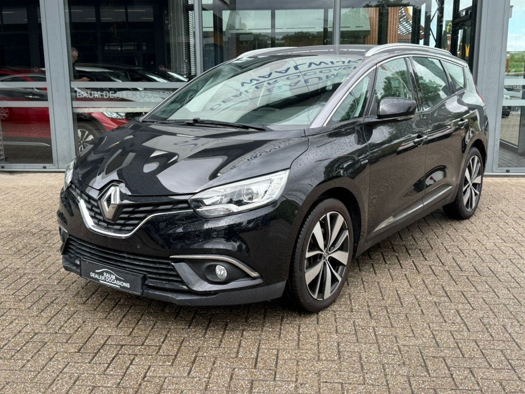 Renault GRAND SCENIC 1.3 TCE 140PK LIMITED AUTOMAAT NAVI LMV, 4 cilinders, Zwart, Bedrijf, 1467 kg