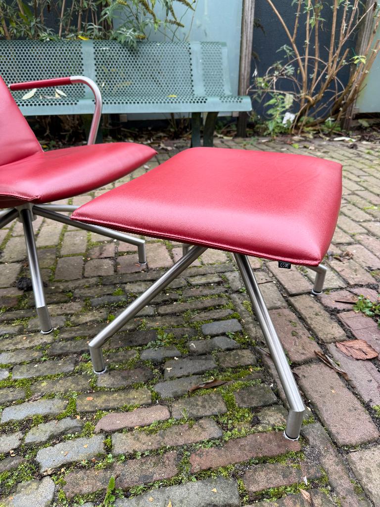 Arco Lay Down Lazy fauteuil met hocker/voetenbank, Huis en Inrichting, Ophalen, 75 tot 100 cm, Zo goed als nieuw, 50 tot 75 cm