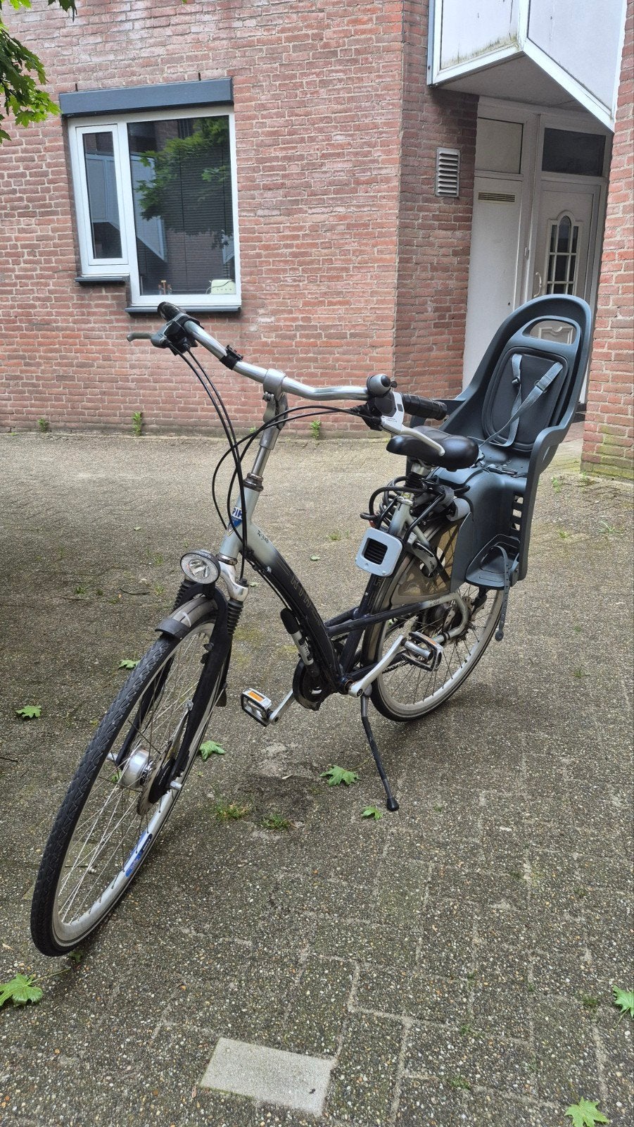 Damesfiets met kinderzitje, Fietsen en Brommers, Velgrem, Versnellingen, Ophalen, Overige merken