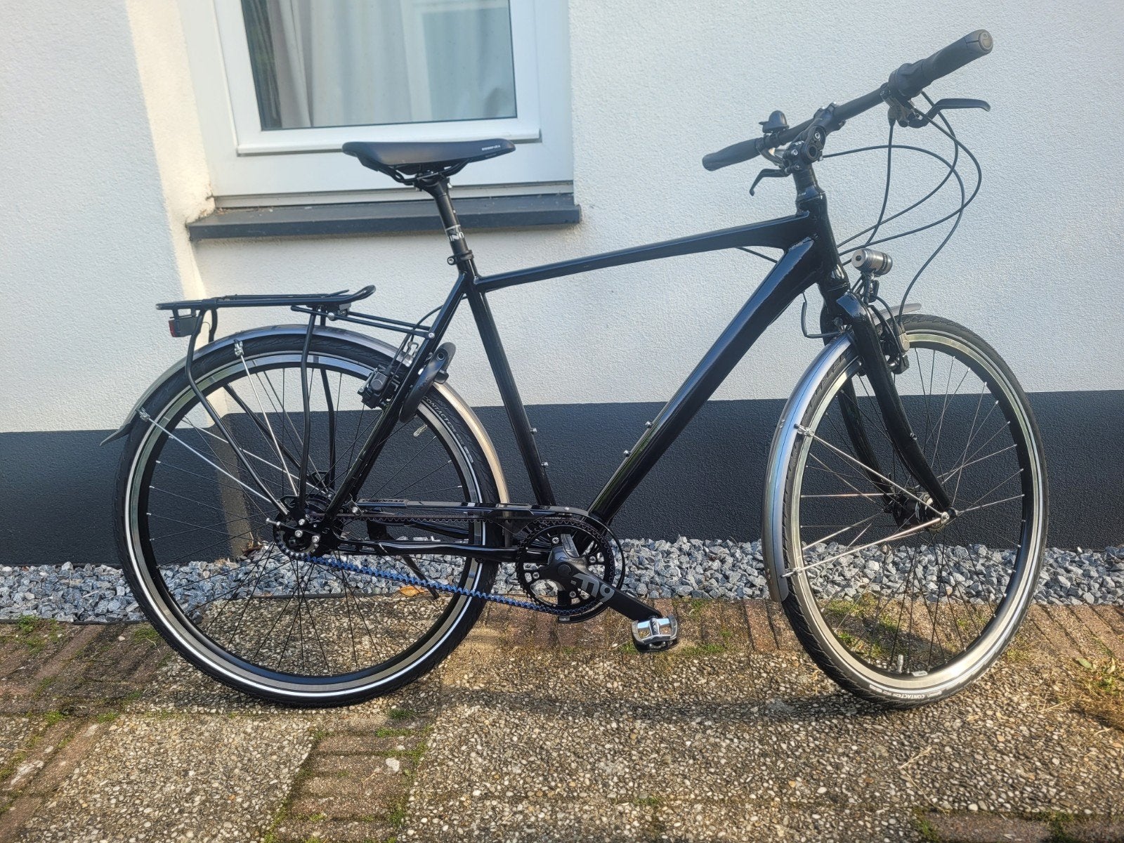 Gudereit SX-R 4.0 57cm met Rohloff en riemaandrijving, 28 inch, 10 tot 15 versnellingen, Zo goed als nieuw, 57 tot 61 cm