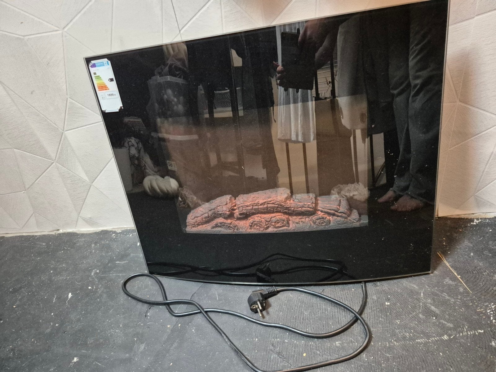 Nieuwe El Fuego elektrische haard met verwarming, Ophalen, Nieuw, Vrijstaande haard, Elektrische haard