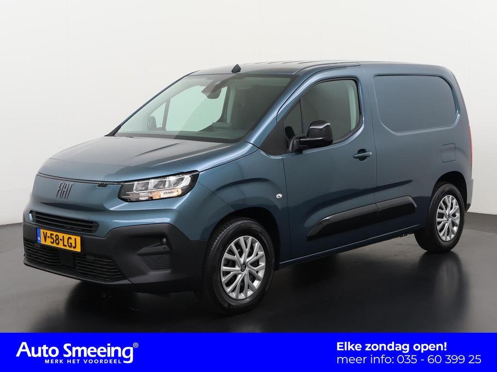 Fiat E-Doblò 136 L1 50 kWh | Navigatie | Schuifdeur | Cruis, Auto's, Bestelauto's, 12 maanden, Gebruikt, 750 kg, Lichtsensor