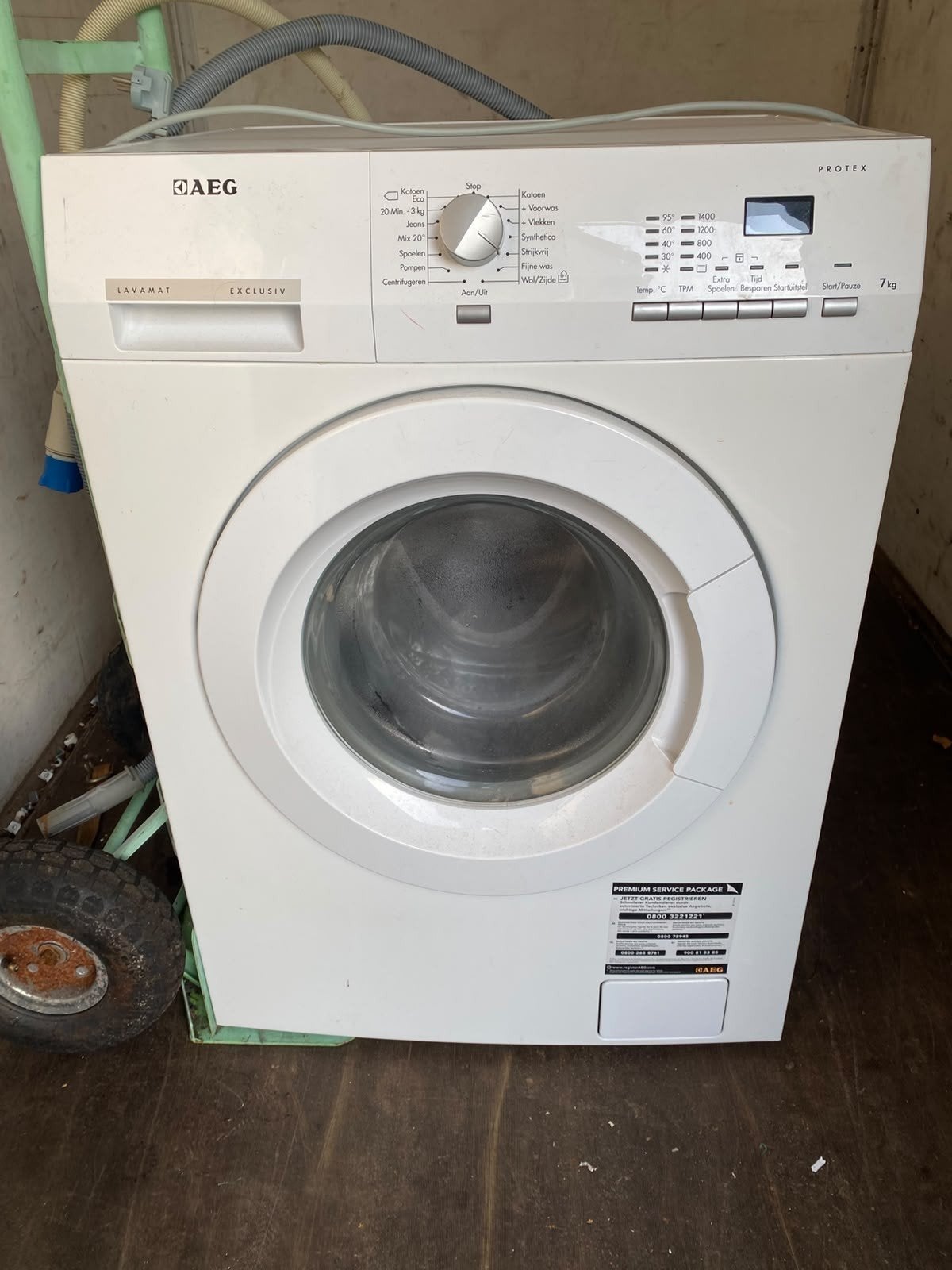 AEG/Electrolux L63479NLF Wasmachine 7kg 1400tpm, Witgoed en Apparatuur, Ophalen, Gebruikt, Voorlader, 1200 tot 1600 toeren