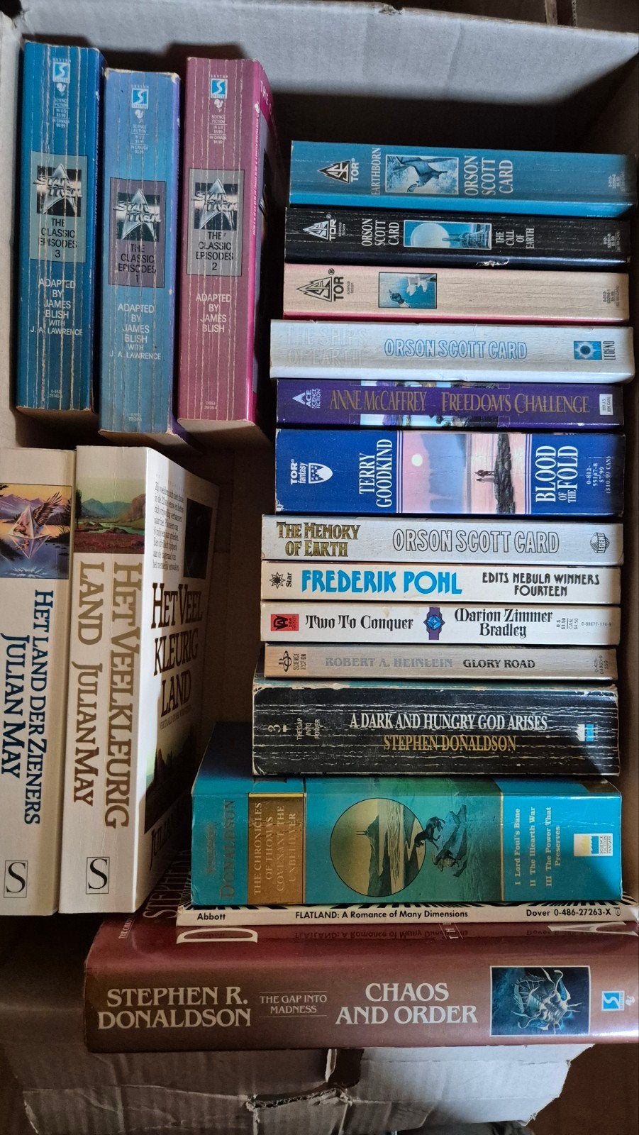 Science fiction en fantasy, grote namen, Ophalen of Verzenden, Gelezen