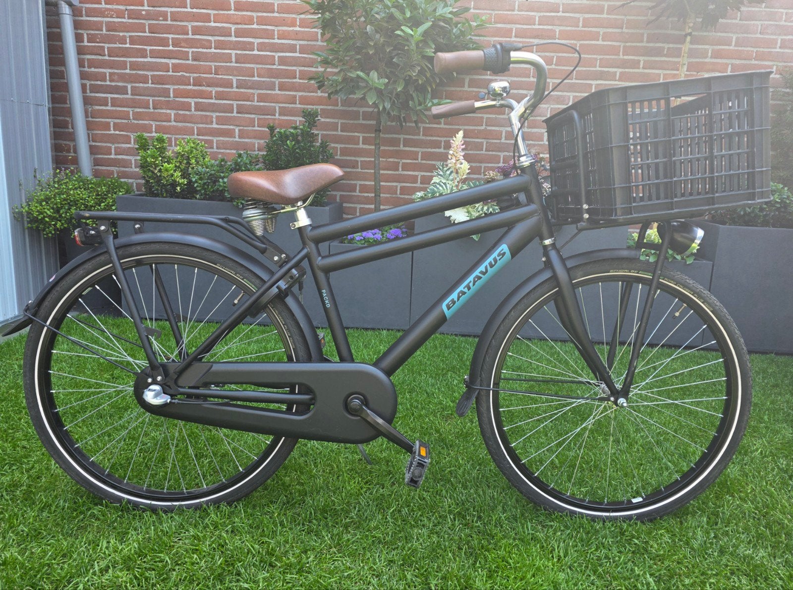 Batavus Packd 24 inch Transportfiets Mat Zwart - Z.G.S., Ophalen, Zo goed als nieuw, Batavus