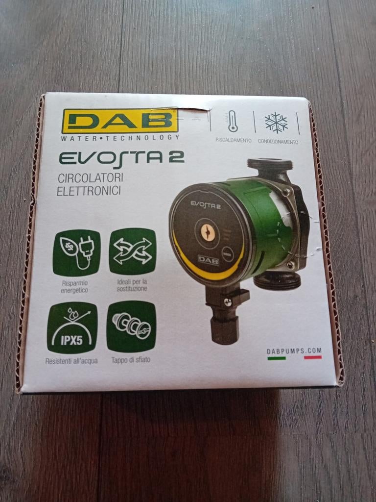 DAB Evosta2 Elektronische Circulatiepomp - Energiezuinig, Minder dan 30 cm, Overige typen, Nieuw, Minder dan 60 cm
